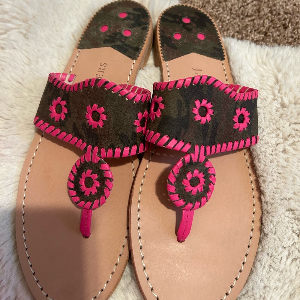 Jack Rogers brand new Slides